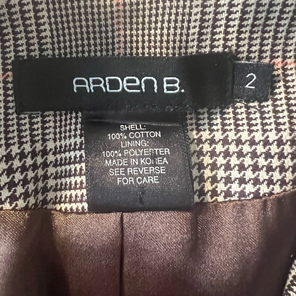 Plaid Pattern 3 Button Blazer, Two Front Pockets,… - image 5